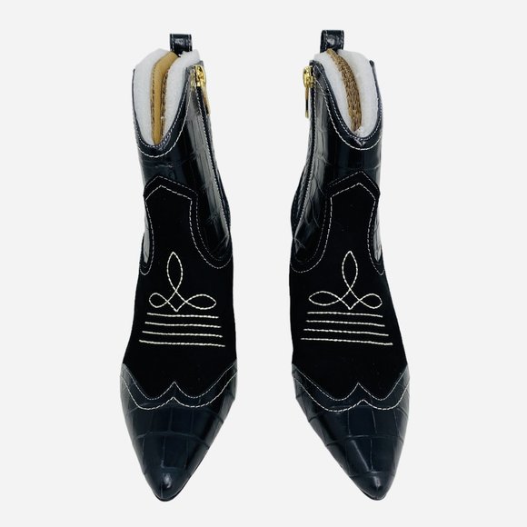 Vince Camuto Leather Saiovell Dress Bootie - Picture 5 of 9